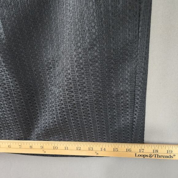 Calvin Klein Textured Skirt Suit Cap Sleeve Black Size 2 - Picture 12 of 14